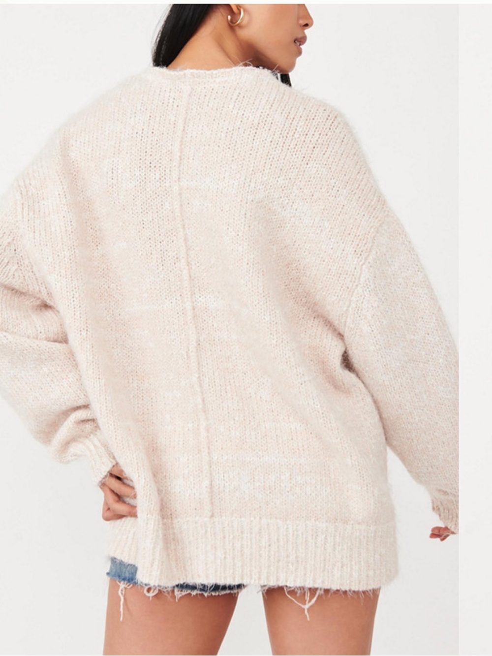 Free People Nevermind Oversized Women's Sweater Size XL